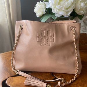 LIke New Tory Burch patent leather tote